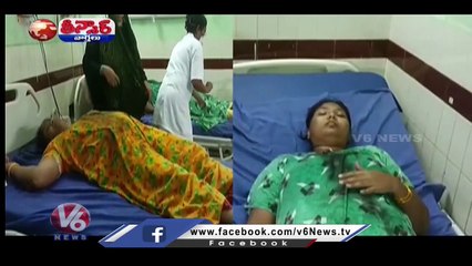 Villagers Protest Aganist TRS Govt Over Delay Of Double Bedroom Houses  | V6 Teenmaar