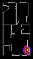 This is how the WiFi modem transmits the signal...