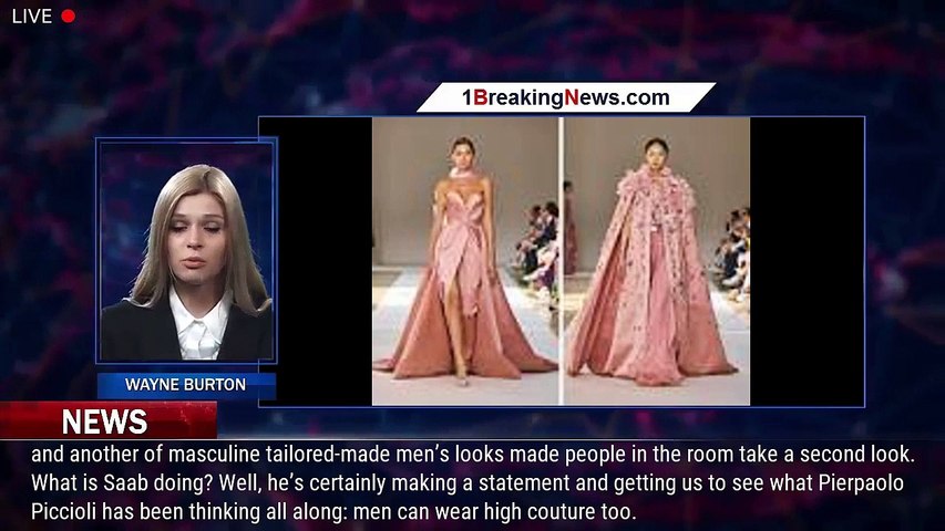 Can We Talk About All The Men's Looks In Elie Saab's AW22/23 Couture  Collection? - 1breakingnews.com - video Dailymotion