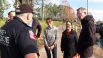 NSW Premier visits flood affected Camden in Sydney's South-West