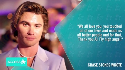 Chase Stokes Pays Tribute To Stand-In Who Was Killed In Hit-And-Run Crash