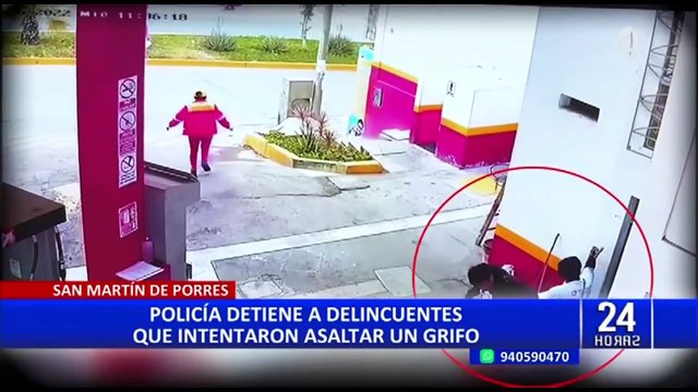 Balacera en SMP: policía se enfrenta a ladrones y frustra robo a grifo