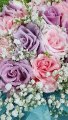 Pink and Purple graduation flowers bouquet _bouquet_ ( 1080 X 612 )