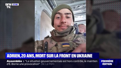 Adrien, 20 ans, ce combattant français mort sur le front en Ukraine