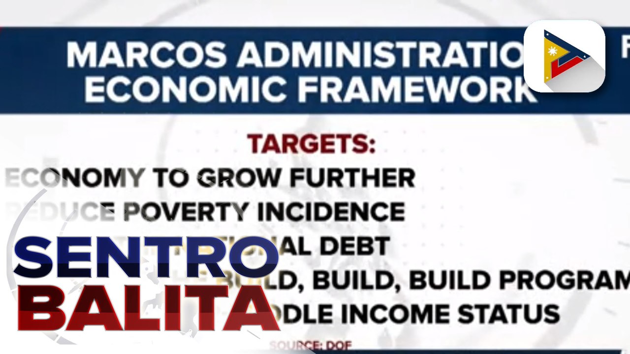 Economic framework ng kasalukuyang administrasyon, ilalatag sa unang SONA ni Pres. Marcos Jr.; Pagpapababa sa antas ng kahirapan at pagbabayad ng utang ng bansa, isa sa mga mahigpit na tututukan