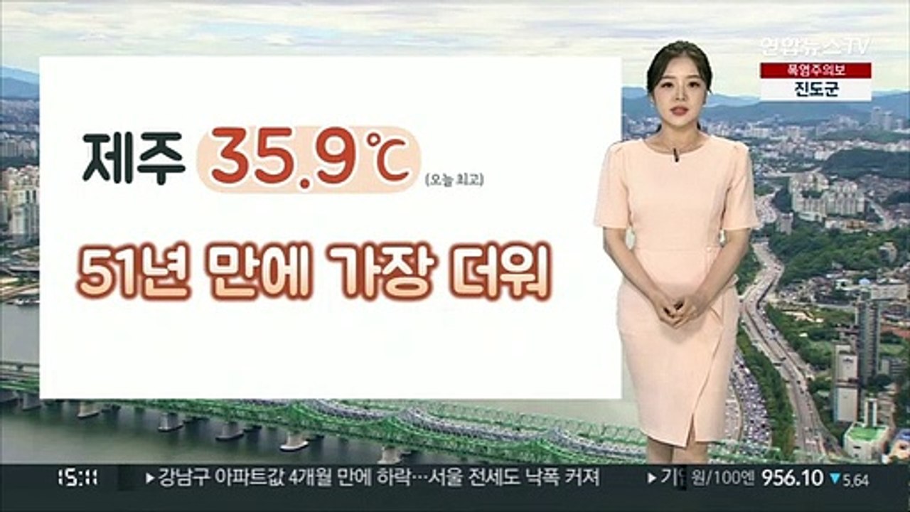 [날씨] 무더위 속 장맛비…내일까지 중북부 최대 150㎜↑