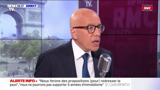 Éric Ciotti, député LR des Alpes-Maritimes: Nous ferons des propositions, nous ne pourrons pas supporter 5 années d'immobilisme