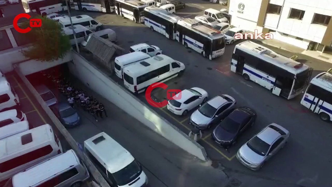 Sarallar suç örgütüne yapılan operasyonda yakalananlar adliyeye sevk edildi