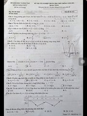 Đề thi tốt nghiệp thpt môn Toán năm 2022 2023