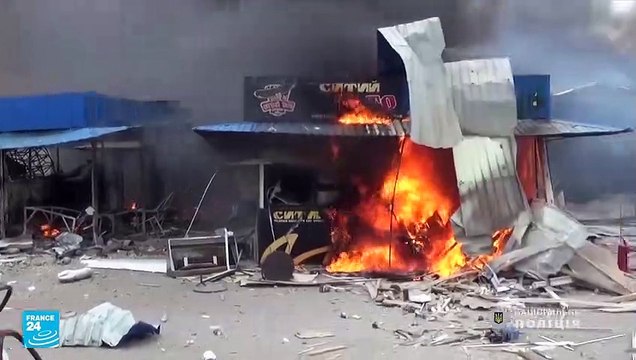 استمرار إجلاء المدنيين من سلوفيانسك في شرق أوكرانيا