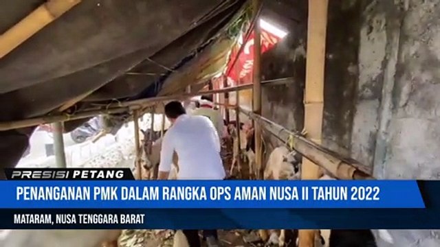 Tangani Pmk Ops Aman Nusa Ii Polresta Mataram Optimalkan Penyekatan Dan Penyemprotan Disinfektan