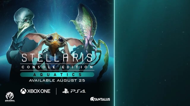 Stellaris Console Edition Aquatics Species Pack Official Release Date Announcement Trailer
