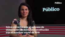 Manuela Royo|| Sobre cómo ha sido el proceso de elaboración de la nueva Constitución tras el estallido social de 2019