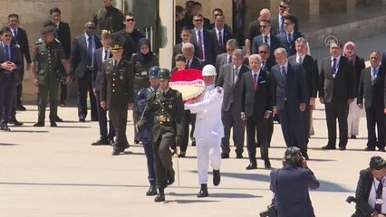 Malezya Başbakanı İsmail Sabri Yakub, Anıtkabir'i ziyaret etti