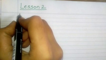 Basic English grammar lesson 2.