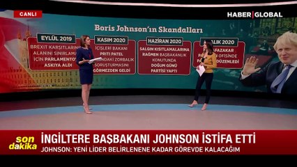Bardağı taşıran son damla... Boris Johnson'ı istifaya götüren süreç