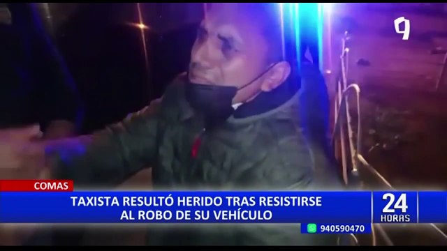 Comas: vecinos lanzan ladrillos a delincuentes y ayudan a frustrar robo a taxista