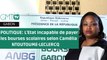 [#Reportage]  Gabon: l’État incapable de payer les bourses scolaires selon Camélia Ntoutoume-Leclercq