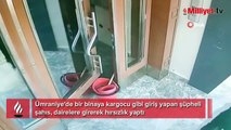 Ümraniye'de kargocu oyunu! Daireye girip hırsızlık yaptı