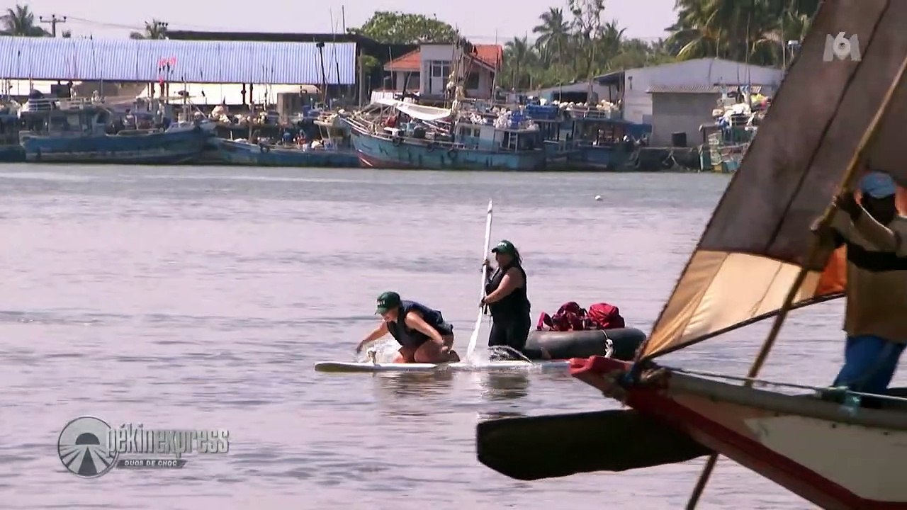 Valentin Léonard et Rachel Legrain-Trapani dans "Pékin Express, duos de choc"