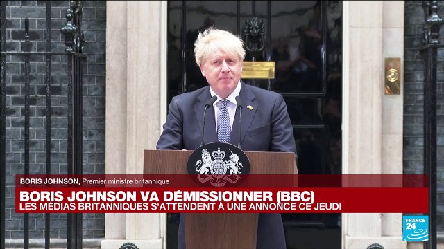 Boris Johnson annonce sa démission comme chef du Parti conservateur