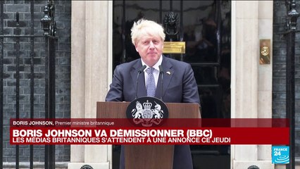Boris Johnson annonce sa démission comme chef du Parti conservateur