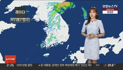 [날씨] 내일 전국 비…주말 장마 소강·무더위 기승