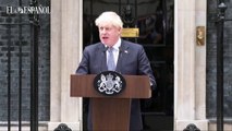 Boris Johnson anuncia su dimisión: 