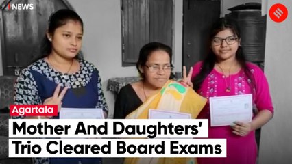 53-year-old Woman clears Board Exam With Her Two Daughters