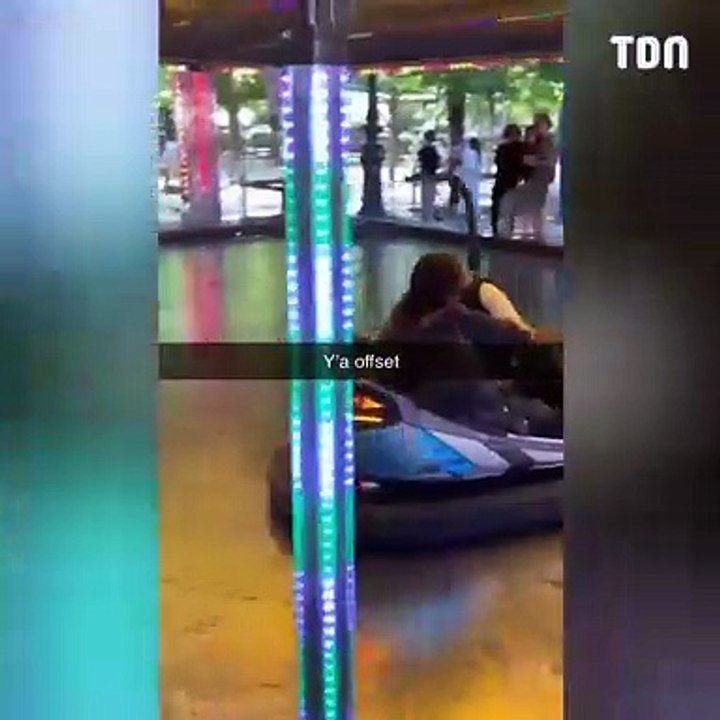 Le mari de Cardi B tourne un clip de rap dans une auto-tamponeuse à Paris