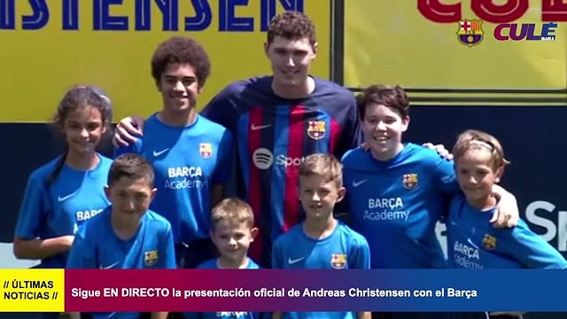 La presentación completa de Andreas Christensen con el FC Barcelona / CULEMANÍA