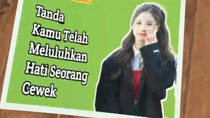 Tanda Kamu Telah Meluluhkan Hati Seorang Cewek