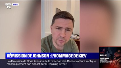 Le conseiller du président ukrainien Volodymyr Zelensky rend hommage à l'action de Boris Johnson
