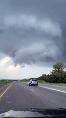 Funnel Cloud Forming During Drive