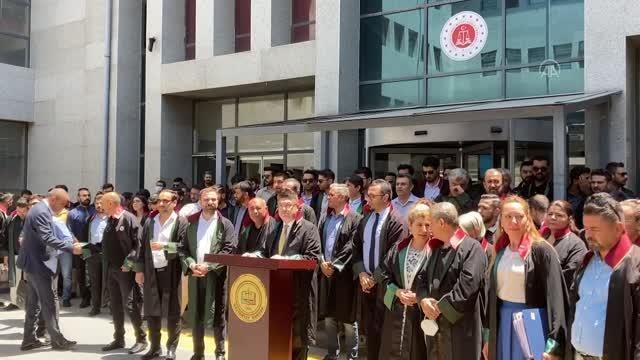 GAZİANTEP - Avukat Servet Bakırtaş'ın öldürülmesi protesto edildi