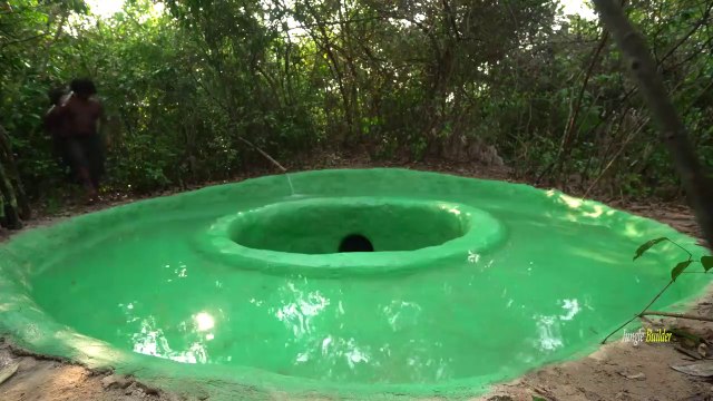 Build Beautiful Tunnel Swimming Pool To Underground Temple Swimming Pools