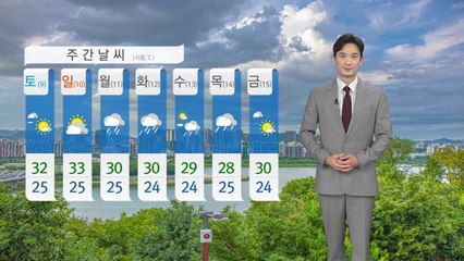 [날씨] 내일 오후까지 장맛비...무더위 계속 / YTN