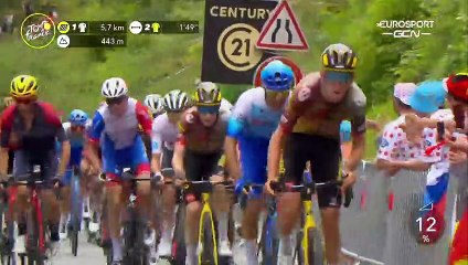 Tadej Pogacar Goes Beastmode On Final Climb | Stage 6 Tour de France 2022