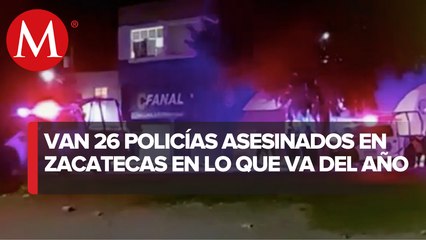 Asesinan a policía en Zacatecas; suman 26 en lo que va del año