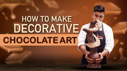 How to make decorative chocolate piece | World Chocolate Day 2022 | APCA | Oneindia News *Food