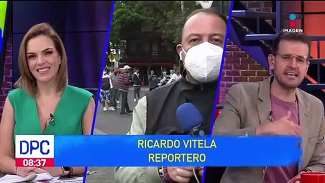 Protestan frente a las oficinas centrales de la CFE en la CDMX