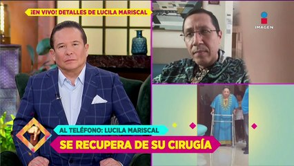 Detalles EN VIVO del estado de salud de  Lucila Mariscal tras cirugía de cadera