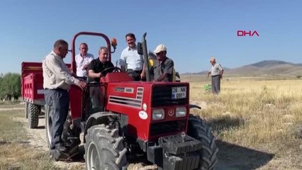 DESTİCİ, ESKİŞEHİR'DE ARPA HASADINA KATILDI
