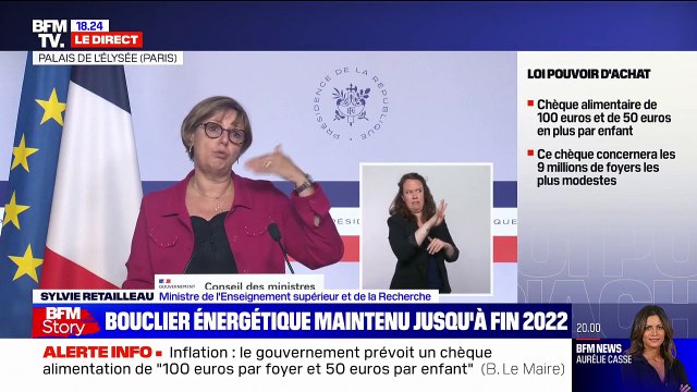 Étudiants: Sylvie Retailleau annonce une augmentation de 4% des bourses sur critères sociaux