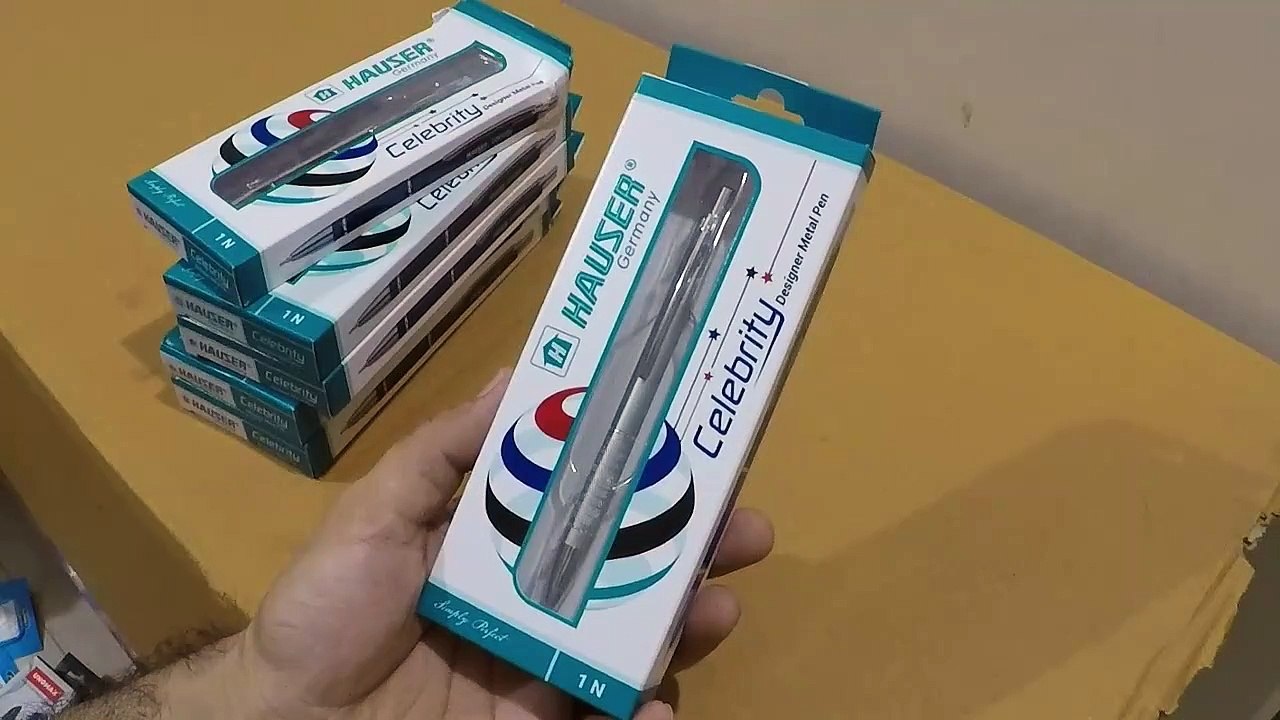 Unboxing and Review of Hauser Germany Celebrity Metal Ball Pen for gift