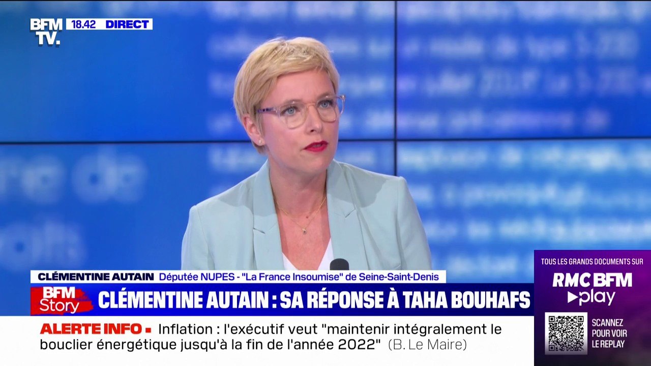 Clémentine Autain, à propos de l'affaire Taha Bouhafs: "Les femmes qui ont témoigné ne voulaient pas que cela  soit sur la place publique"