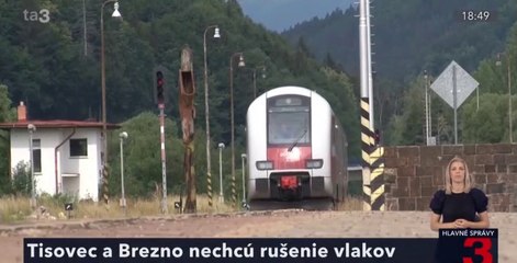 Tisovec a Brezno nechcú rušenie vlakov