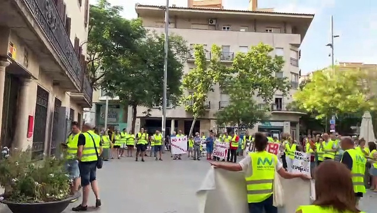 Manifestación vecinal en Sant Andreu