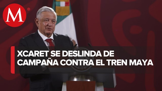 Xcaret envió carta a AMLO para aclarar que no está detrás de campaña contra Tren Maya
