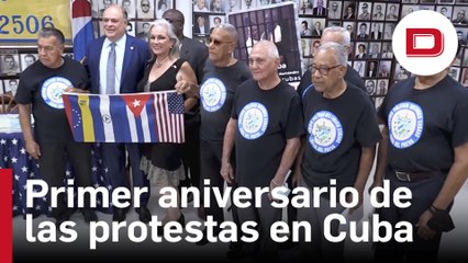 Miami se moviliza para marcar el primer aniversario de las protestas en Cuba